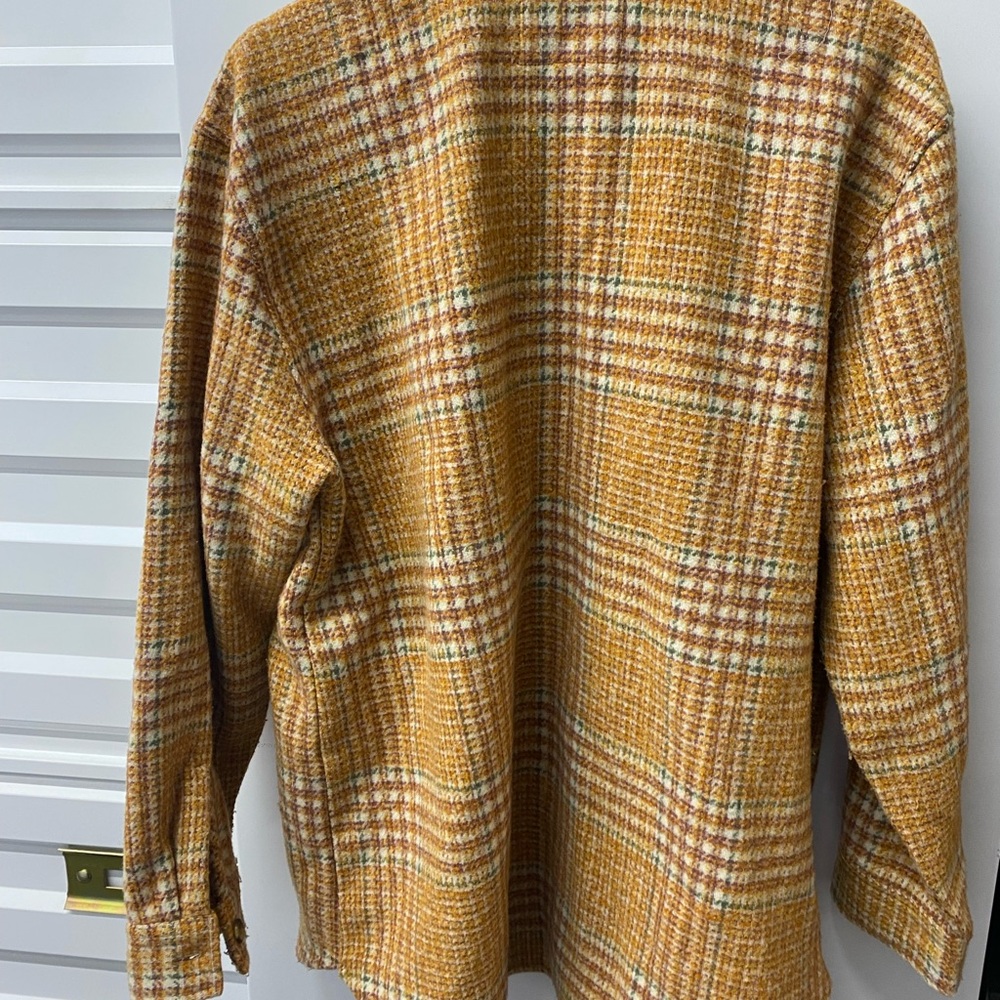 Plaid Button-Up Jacket - image 2